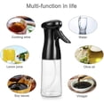 thumbnail image 4 of Olive Oil Sprayer, Oil Spray for Cooking, BBQ Cooking Spray Bottle, 7 oz / 210 ml Oil Sprayer Bottle (Black), 4 of 5