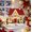 Whisker Cottage A2, variant on Mistletoe Lane - Diffuser, Holly Townhouse Mist Aroma Diffuser with Color Changing Lights, Xmas Gift for Mom Dad, Holiday Home Scent