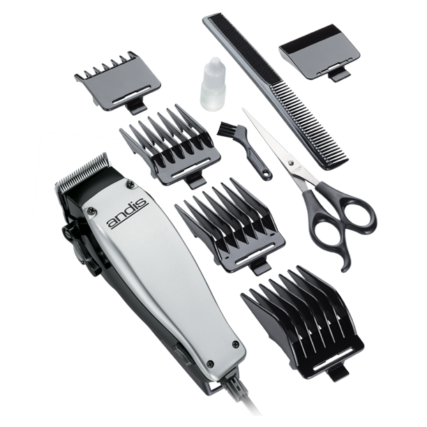 Andis EasyCut Adjustable Blade Clipper Haircutting Kit, 10Piece