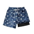 thumbnail image 7 of Afuyipoi BoysShorts,Quick-Dry Flag Surf Print Double Swim Trunks 7, 7 of 7