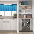 thumbnail image 3 of LALILO Kitchen Curtain Valance High Quality Horizontal Rod Pocket Window Curtain 52"x 18" Set of 2, 3 of 7
