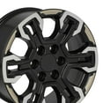 thumbnail image 5 of OE Wheels CV65 18 Inch Rim Fits Silverado 1500 ZR2 Style 6x139.7 18x8.5 Satin Black Machined Face - Two Tone - Hollander 14089 (1), 5 of 5