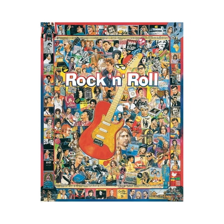 White Mountain Puzzles Rock 'N Roll - 1000 Piece Jigsaw (World's Best Puzzle Roll Up System Review)