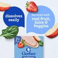 thumbnail image 4 of Gerber Stage 3 Baby Food, Teethers, Strawberry Apple Spinach, 1.7 oz, 12 ct, 4 of 15