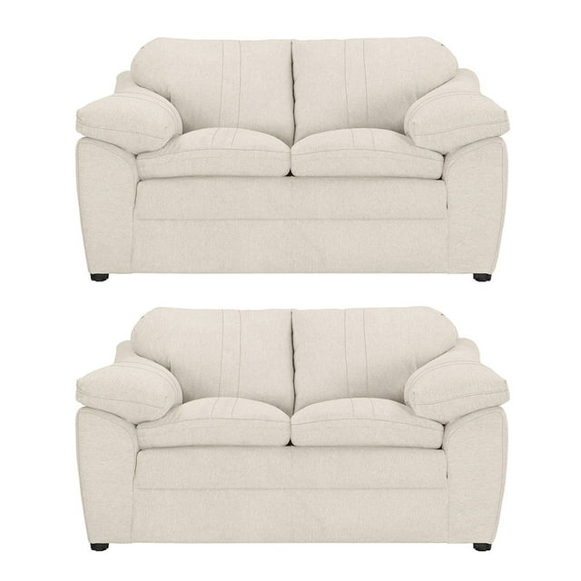 Sala 2-2 TRINITY Aston ( 2 piezas Love Seat ) Crema Ivory Para Sala