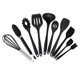 thumbnail image 1 of Juego de utensilios de cocina de silicona de 10 piezas - Gadgets de cocina con cuchara y espátula para utensilios de cocina antiadherentes, 1 of 5