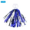 thumbnail image 3 of Pompones de Animación de PET con Agujeros para los Dedos para el Espíritu del Equipo Deportivo, Azul Plateado, Paquete de 2, 3 of 6