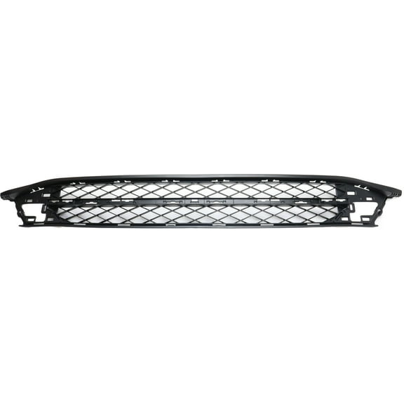 Bumper Grille Compatible With 2014-2017 Honda Odyssey Front Textured Dark Gray