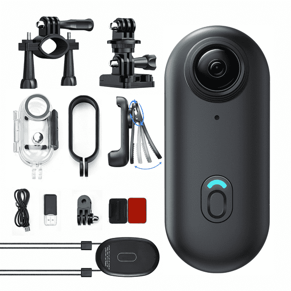 JETO Mini Body Camera, 1080P, 32GB, 150 Degree Wide Angle, Magnetic Clip, Waterproof, Black