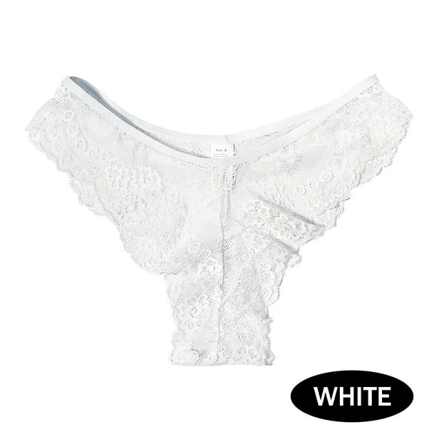 LEEy-world Seamless Underwear for Women Women's High Waisted Cotton  Underwear Soft Breathable Panties Stretch Briefs Regular & Plus Size  White,M 