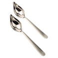 thumbnail image 1 of Versatile Stainless Steel Drizzle Spoon: Perfect for Sauces, Dressings And More! Silver, 1 of 9