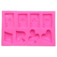 thumbnail image 1 of SHISUYAN Durable Pink Silicone Poker Mold for Kitchen Use MultiUse Baking Tool Size 10.5 x 8.5 x 1.5 Inches, 1 of 8