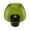 Green, variant on Northlight Transparent Glass Candle Holder with Wooden Base - 9.75"