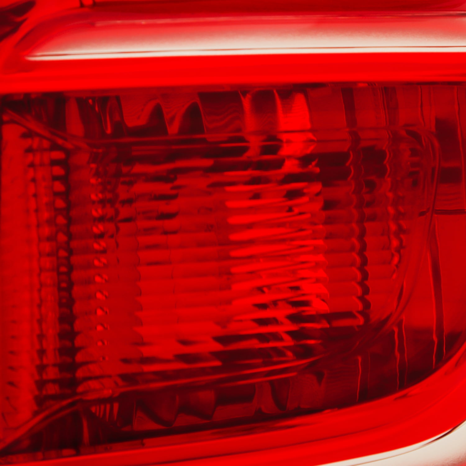 AKKON - Fits 2016-2017 Chevy Equinox [Halogen Type] Chrome Red Tail Lights Pair Driver Left+Passenger Right 16 17