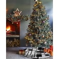 thumbnail image 3 of Black Grey Geometric Christmas Tree Skirt 48 Inches Large Christmas Skirt Tree, Modern Abstract Art White Tree Skirt Christmas Decorations for Fireplace Party Holidays Indoor Outdoor, 3 of 7