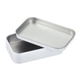 thumbnail image 1 of 1Pack 3.7x2.4x0.9 Inch Metal Tin Box Containers, Storage Box with Lid, White, 1 of 7