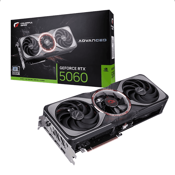 Colorido iGame RTX 5060 Tarjeta Gráfica Avanzada OC 8GB GDDR7 de 128 Bits