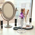thumbnail image 3 of MOVTOTOP Hexagonal Cylindrical Pedestal Crystal Stand Display Crystal Ball Holder Mineral Stone Stand For Rock Collection Display, 3 of 8
