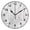 Black, variant on 9.84in Line Woodland PVC Canvas Wall and Table Clock with Canvas Texture, Black or Gold Hands