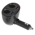 thumbnail image 4 of Adaptador de cargador de enchufe para encendedor de cigarrillos, divisor de puerto USB Dual, distribuidor electrónico para automóvil, 4 of 12