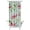 White-249, variant on Exotic Palm Tree Boho Shower Curtain, Waterproof Fabric with Hawaiian Paradise and Safari Jungle Island Prints, Machine Washable, Includes 6 Hooks