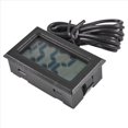 thumbnail image 3 of 4X LCD Refrigerator Freezer Refrigerator Digital Thermometer Temperature -50 - 110 Celsius,4 x digital thermometer,black, 3 of 9