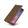thumbnail image 3 of Compatible for Samsung Galaxy S10 Plus 6.4 Inch Wallet Case, Luxury PU Leather RFID Blocking Flip Case with Card Slots Holder Kickstand Magnetic Clasp Cover Soft Silicone Shockproof Folio Case,Brown, 3 of 14