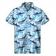 thumbnail image 5 of Camisa hawaiana con estampado 3D de delfines y dibujos animados para hombre, camisetas de manga corta a la moda Harajuku, blusa con botones, 5 of 5