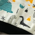 thumbnail image 7 of Ketyyh-chn99 Baby Boys Dinosaurs Hoodie Boy Girls Baby Boys Girls Sweatshirts Fleece Crewneck Pullover Winter Sweaters Tops Size for 2-3 Years,White, 7 of 7