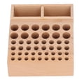 thumbnail image 3 of Soporte de Herramientas de Trabajo de Cuero, Soporte de Herramientas de Cuero Regalo Conveniente Organización de Almacenamiento de la Organización de Madera para Barras de, 3 of 7