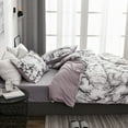thumbnail image 1 of Rdeghly 3Pcs/Set Polyester Marbled Quilt Cover Pillowcase Bedding Set EU-Double Size, Bedding Set, Duvet Cover Set, 1 of 8