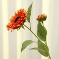 thumbnail image 3 of Visland 4PCS Vintage Sunflowers Artificial Flowers Silk Long Stem Sunflower Arrangement Fall Sunflowers Decorations for Home Wedding Party Birthday, 3 of 7