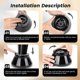 thumbnail image 4 of Hair Dryer Diffuser Universal Hair Diffuser Attachment With clip, 4 of 5