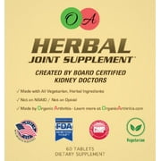 Herbal Joint Supplement - Natural Turmeric, Nigella Sativa, Fenugreek, Ginger, and More. Made in USA. 60 Vegetarian Tablets