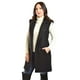 thumbnail image 2 of Chaleco estilo teddy Roman Fashion /Juvenil, 124 (Negro) negro XG, 2 of 6