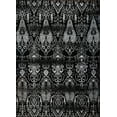 thumbnail image 1 of Ladole Rugs Geometric Contemporary Style Inspiration Collection Innovative Soft Polypropylene Area Rug Carpet in Black, 4x6 (3'11" x 5'7", 120cm x 170cm), 1 of 4