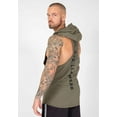 thumbnail image 2 of Lawrence Hooded Tank Top - Army Green, 2 of 8