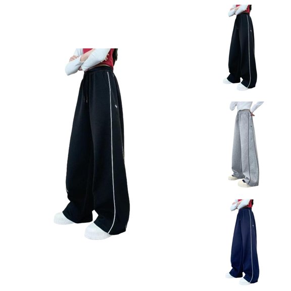 Girls Casual Jogger Pants Elastic Waist Soft Sweatpants For Play School Everyday Comfortable Outfit