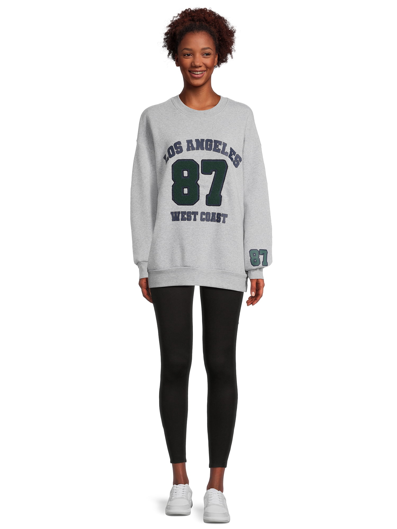 Liv & Lottie Women's Oversized Graphic Sweatshirt