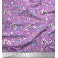 thumbnail image 1 of Soimoi Crepe Silk Fabric Artistic Floral Fabric Prints By Yard 42 Inch Wide, 1 of 3