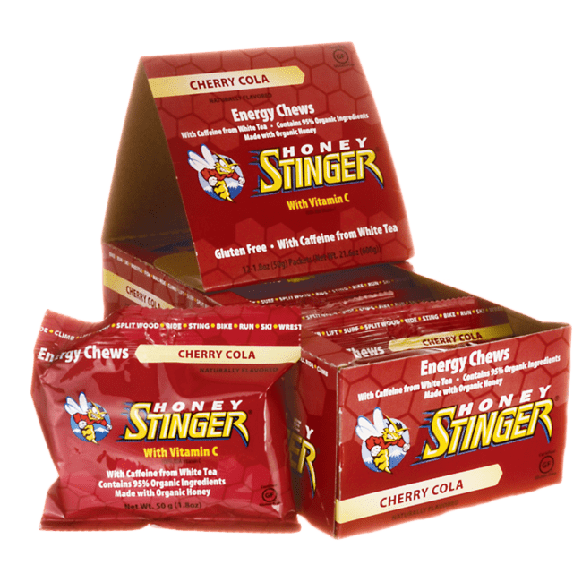 Cherry Cola Pack of 12 1.8 Ounce Honey Stinger Organic Energy Chews 