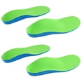 thumbnail image 2 of 2 pares de plantillas ortopédicas acolchadas para zapatos con soporte para el arco plantillas de zapatos de espuma de PU para hombres y mujeres 24 cm 38 tamaño azul verde YUNYI BRAND  Deportes, 2 of 8