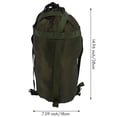 thumbnail image 4 of 2X Sac de Couchage Extérieur Sac de Compression Imperméable Sac de Couchage de Camping Pochette de Rangement Équipement de Camping Vert, 4 of 5