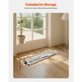 thumbnail image 6 of VEVOR Clothes Drying Rack, 2-Tier Telescopic Laundry Dryer Rack, Stainless Steel Drying Racks with 30 Windproof Holes and 2 Shoe Hooks, Free-Standing and Portable Hanger for Outdoor & Indoor Use, 6 of 9