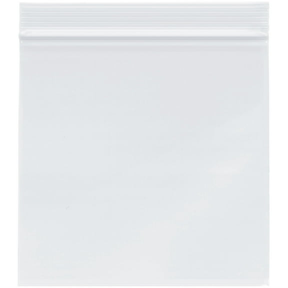 Plymor 6" x 6" (Pack of 100), 2 Mil Zipper Reclosable Plastic Bags