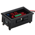 thumbnail image 3 of Medidor digital de voltaje y electricidad para coche eléctrico YB27VE, con LED, doble comprobador, pantalla de potencia de batería, medidor de voltaje y batería de litio de 48 V., 3 of 11