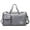 Grey, variant on Sports Gym Duffel Bag for Men & Women with Shoe Compartment, Dry Wet Separate Pocket, Weekender Overnight Bag for Travel, Training, Yoga, Lightweight Carry On Tote Handbag