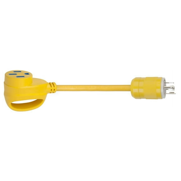 Maro Adaptateur de Cordon d'Alimentation 174ARV Type Pigtail; Polarisé pour Utilisation Uniquement avec RV; Verrouillage; avec Poignée