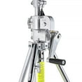 thumbnail image 6 of Avenger 12.8' Wind Up 39 Cine Stand with Braked Wheels, 3 Sections, 2 Risers and 1 Leveling Leg, Chrome Steel, 6 of 10