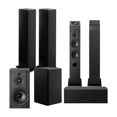 Sony Complete 7 Speaker System- SSCS3M2 (2), SSCS5M2 (PAIR), SSCS8M2, SSCSEM2 (PAIR)